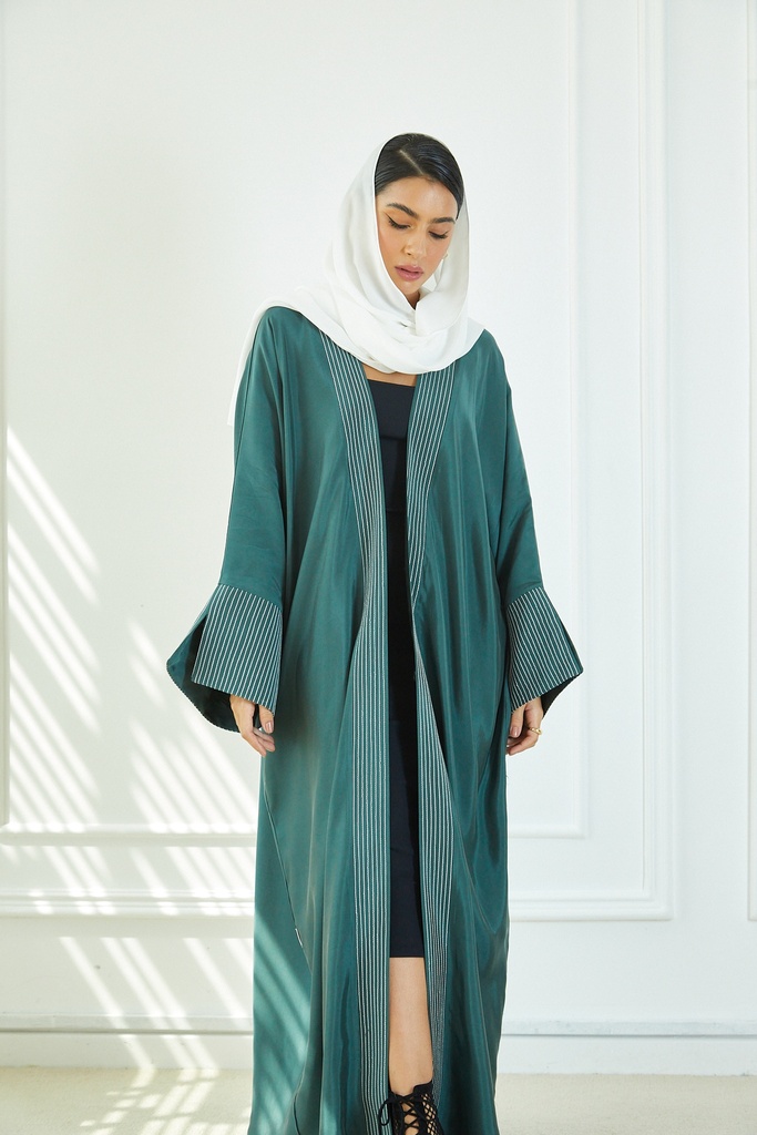 Silk Chamois Fabric Abaya